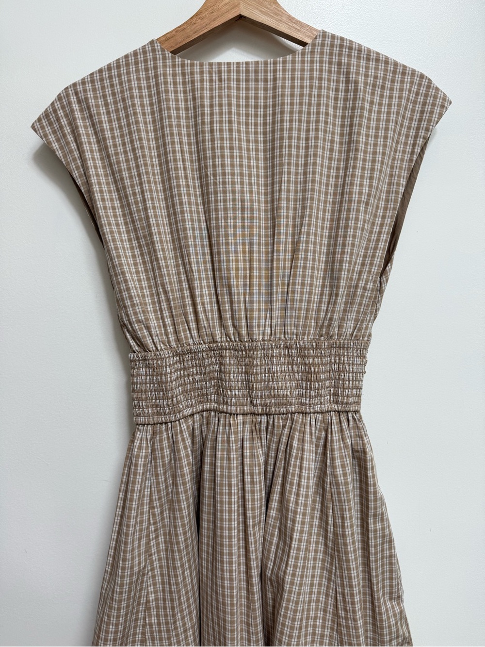 Abercrombie & Fitch Twist Front Gingham Plaid Maxi Dress Women’s XS Summer Party - Picture 9 of 15